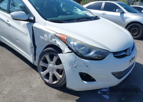 2013 Hyundai Elantra Limited from USA, damaged, VIN 5NPDH4AEXDH408154